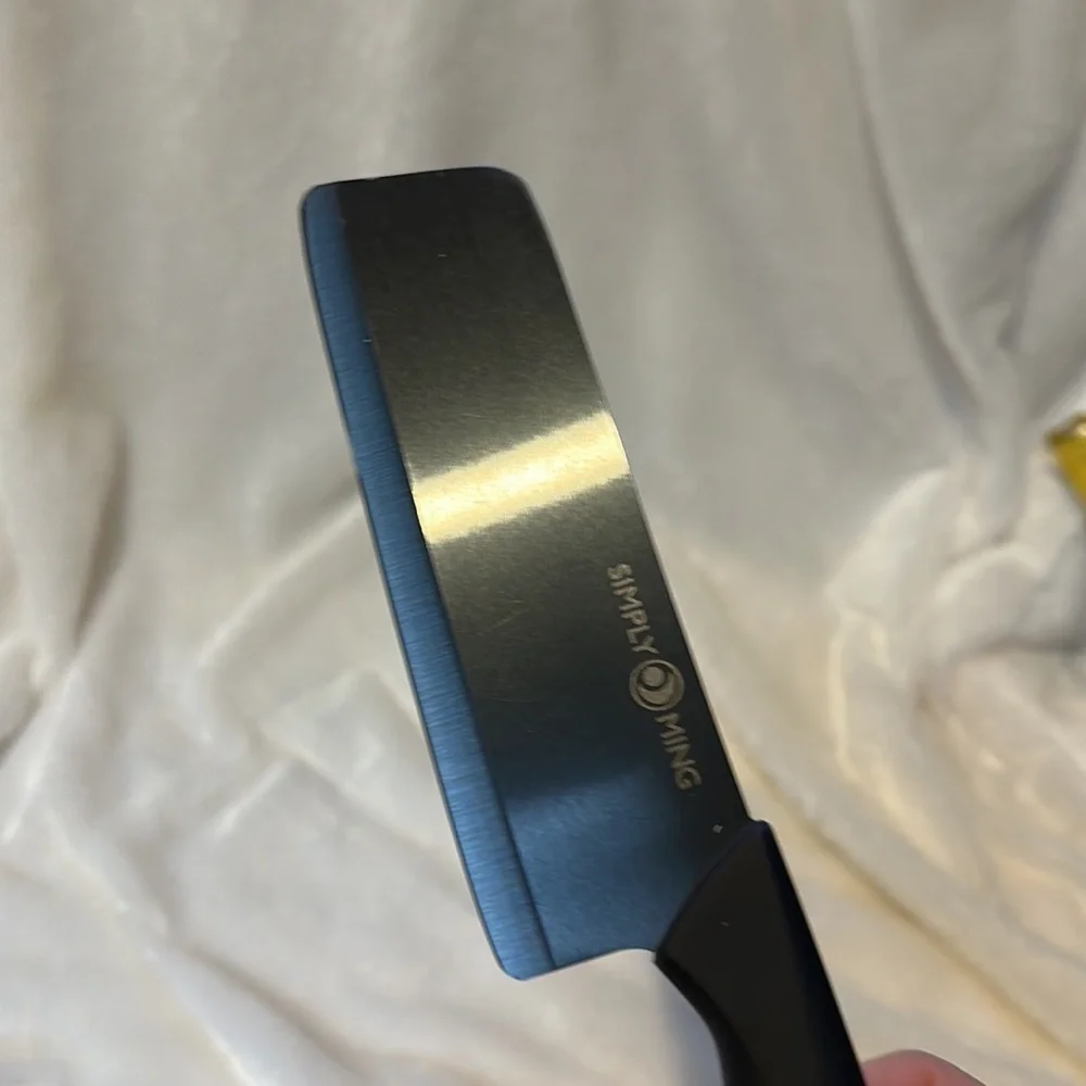 Simply Ming Black Label Edition Ceramic Prep Cleaver Knife - New